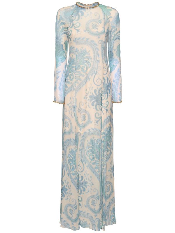 Illuminate Printed Viscose Sheath Dress