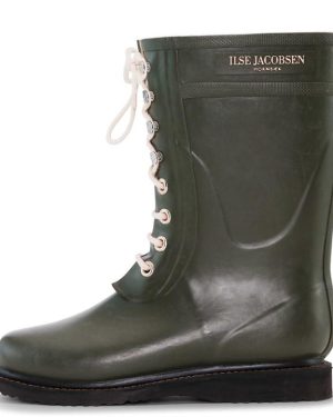 Ilse Jacobsen Rubber Rain Boots - Green