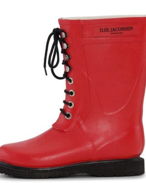 Ilse Jacobsen Rubber Rain Boots - Red