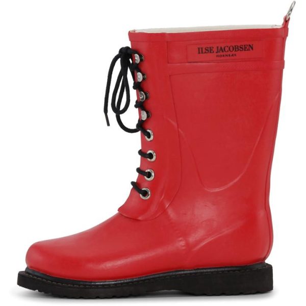 Ilse Jacobsen Rubber Rain Boots - Red