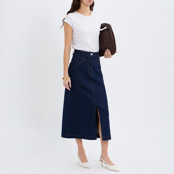 Indigo Denim Skirt