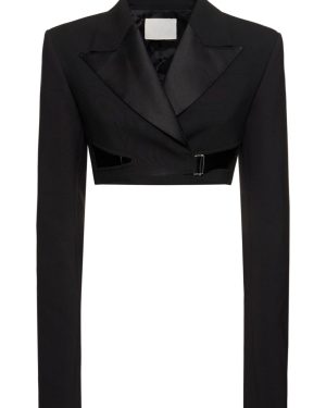 Interlock Cropped Tuxedo Blazer