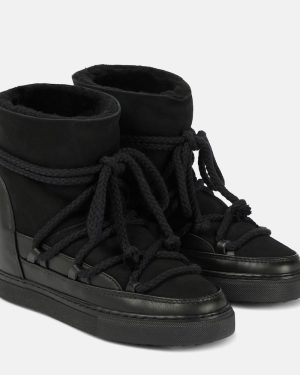 Inuikii Classic Wedge suede and leather snow boots