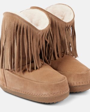 Inuikii Cowboy Fringes leather snow boots