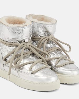 Inuikii Sneaker Star Wedge metallic snow boots