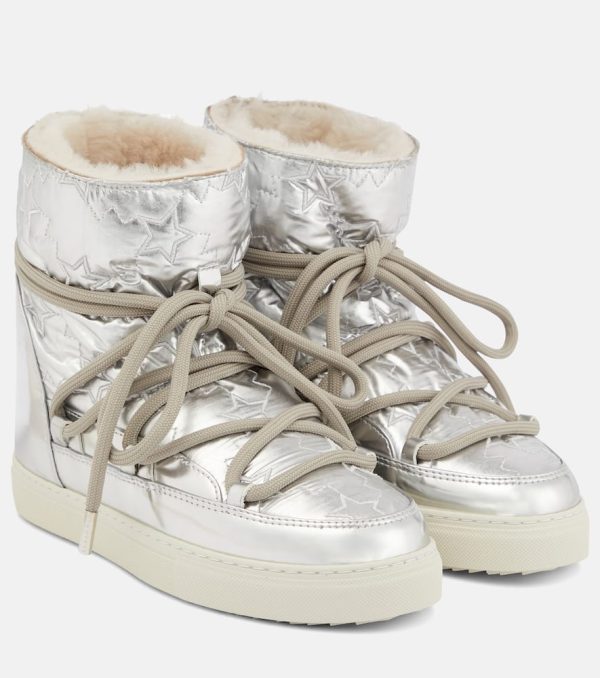 Inuikii Sneaker Star Wedge metallic snow boots