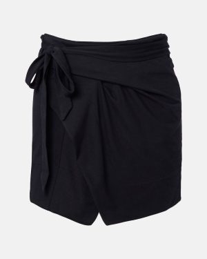 Isabel Marant Berenice cotton jersey wrap skirt