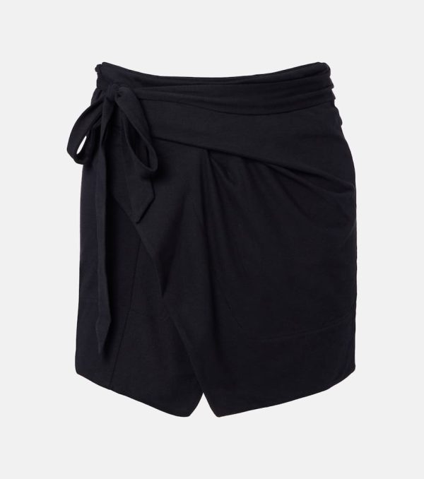 Isabel Marant Berenice cotton jersey wrap skirt