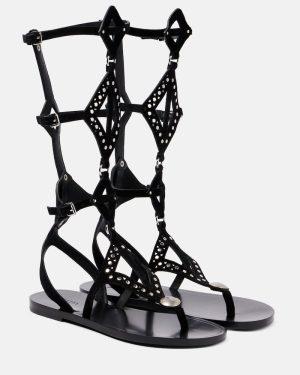 Isabel Marant Boham cutout suede gladiator sandals