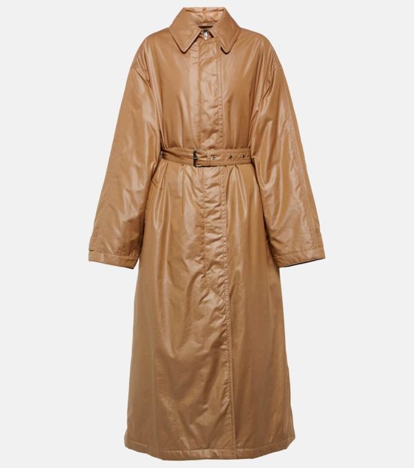 Isabel Marant Crisley oversized faux leather coat