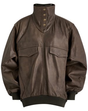 Isabel Marant Dorry Leather Jacket - Brown - 36 (UK8 / S)