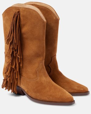 Isabel Marant Duerto fringed suede cowboy boots