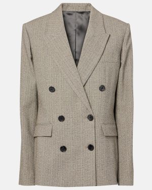 Isabel Marant Irma plaid cotton-blend blazer