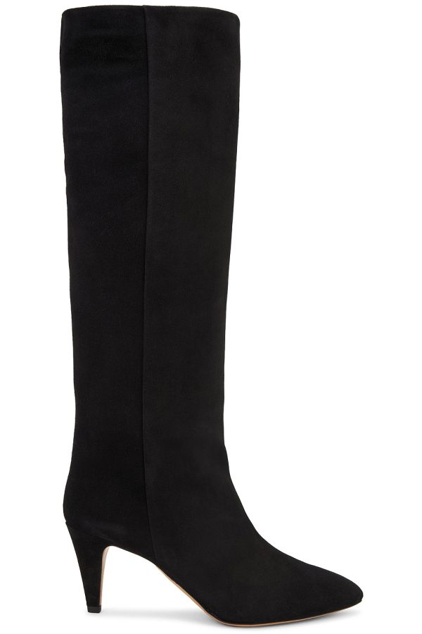 Isabel Marant Laspi Suede Boot in Black - Black. Size 37 (also in 41).