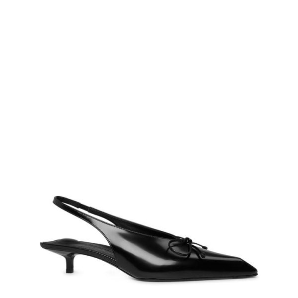 JACQUEMUS Les Slingback Shoes - Black