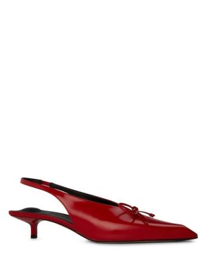 JACQUEMUS Les Slingback Shoes - Red