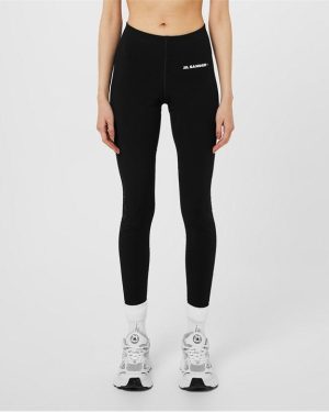 JIL SANDER Running Leggings - Black