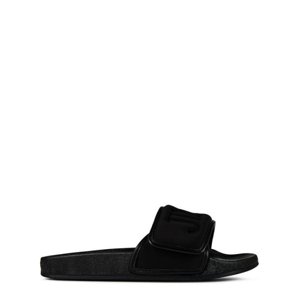 JIMMY CHOO Women's Lycra Fitz/F Sliders - Black