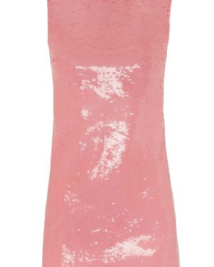 JW Anderson - Mini Cotton-Blend Shift Dress - Pink - UK 10 - Moda Operandi