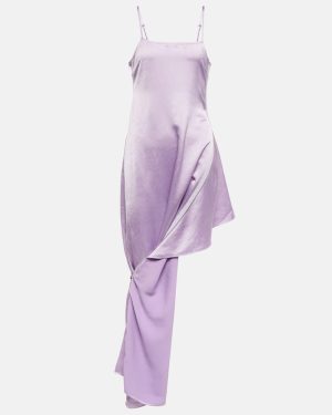 JW Anderson Satin zip slip dress