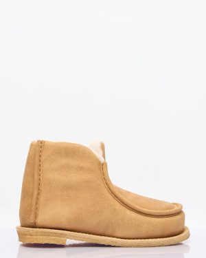 JW Anderson Suede Padded Ankle Boots - Woman Boots Beige Eu - 40