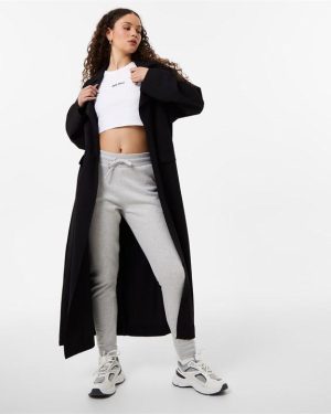 Jack Wills Duster Coat - Black