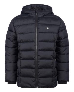 Jack Wills Luna Puffer Jacket - Black