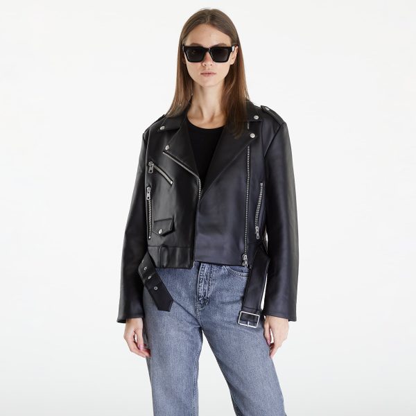 Jacket Calvin Klein Jeans Classic Faux Leather Black L