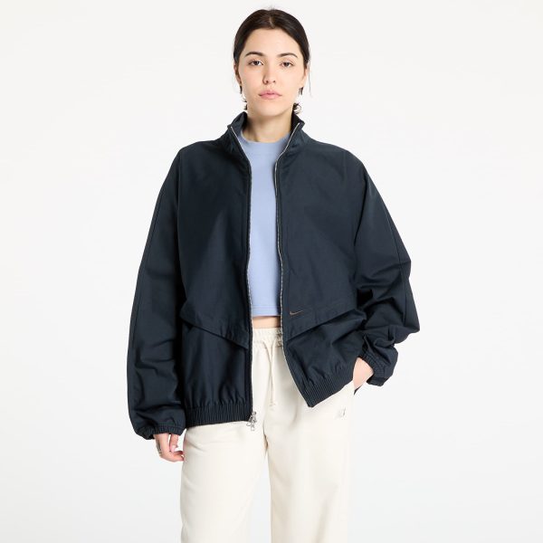Jacket Nike Sportswear Collection Women's Oversized Windrunner Twill Jacket Black/ Black/ Velvet Brown XS