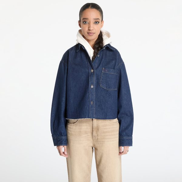 Jacket Tommy Jeans Cropped Denim Shirt Jacket Denim S