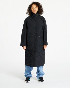 Jacket Tommy Jeans Diamond Quilt Coat Black S