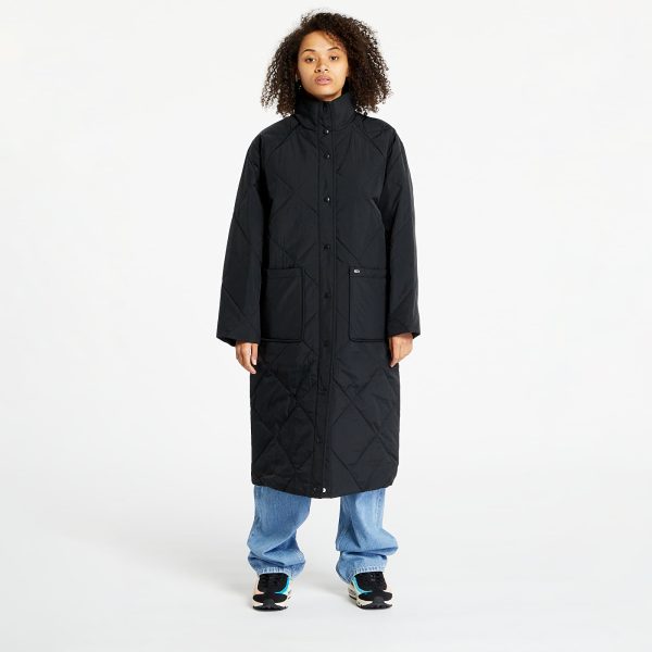 Jacket Tommy Jeans Diamond Quilt Coat Black S