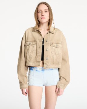 Jacket Tommy Jeans Oversized Crop Trucker Jacket Denim S