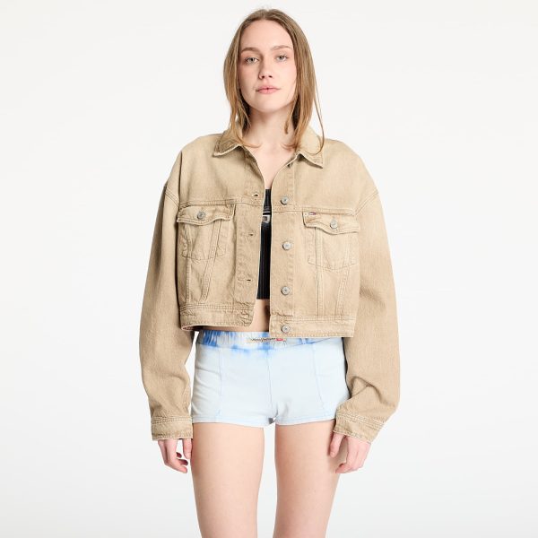 Jacket Tommy Jeans Oversized Crop Trucker Jacket Denim S