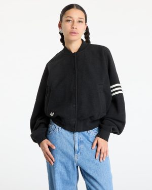 Jacket adidas Neuclassics Boucle Bomber Jacket Black/ Black/ Cream White S