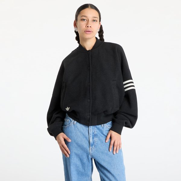 Jacket adidas Neuclassics Boucle Bomber Jacket Black/ Black/ Cream White S