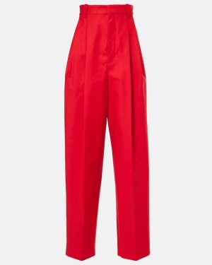 Jacquemus Curzio high-rise cotton-blend wide-leg pants