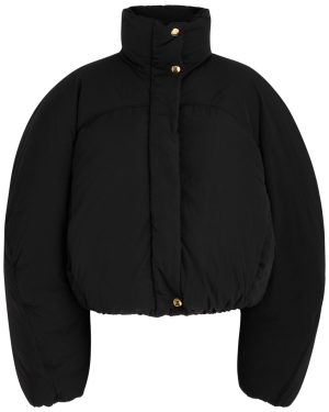 Jacquemus La Doudoune Courte Caraco Padded Shell Jacket - Black - 36 (UK8 / S)