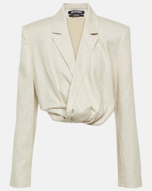 Jacquemus La Veste Bahia Courte cropped blazer