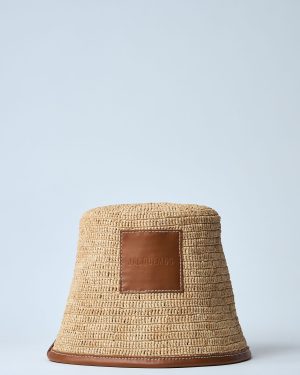Jacquemus Le Bob Soli Bucket Hat - Woman Hats Beige Eu - 58