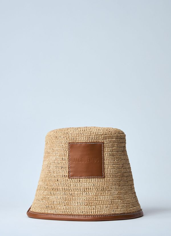 Jacquemus Le Bob Soli Bucket Hat - Woman Hats Beige Eu - 58