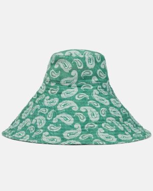 Jacquemus Le Chapeau Lagrima floral cotton sun hat