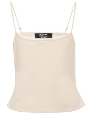 Jacquemus Le Haut Tangelo wool-blend tank top
