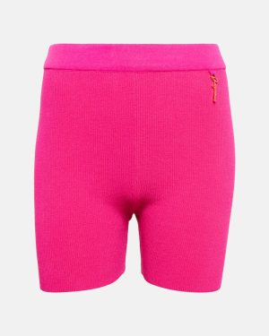 Jacquemus Le Short Pralu knitted biker shorts