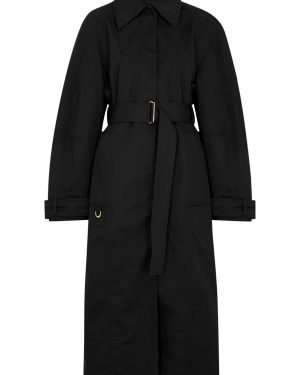 Jacquemus Le Trench Bari Cotton-blend Coat - Black - 38 (UK10 / S)