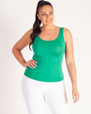 Jade Green Sleeveless Essential Camisole