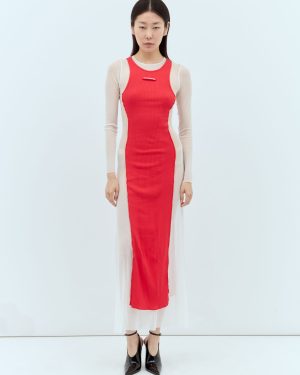 Jean Paul Gaultier Petit Grand Maxi Dress - Woman Dresses Red M