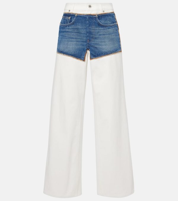 Jean Paul Gaultier Petit Grand trompe lâ oeil straight jeans