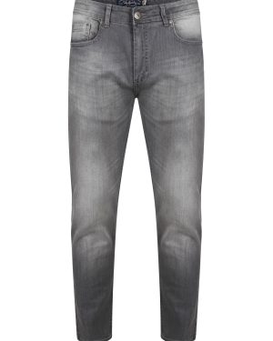 Jeans Elba Slim Fit Denim Jeans in Grey Stone Wash / W28/L30 - Tokyo Laundry