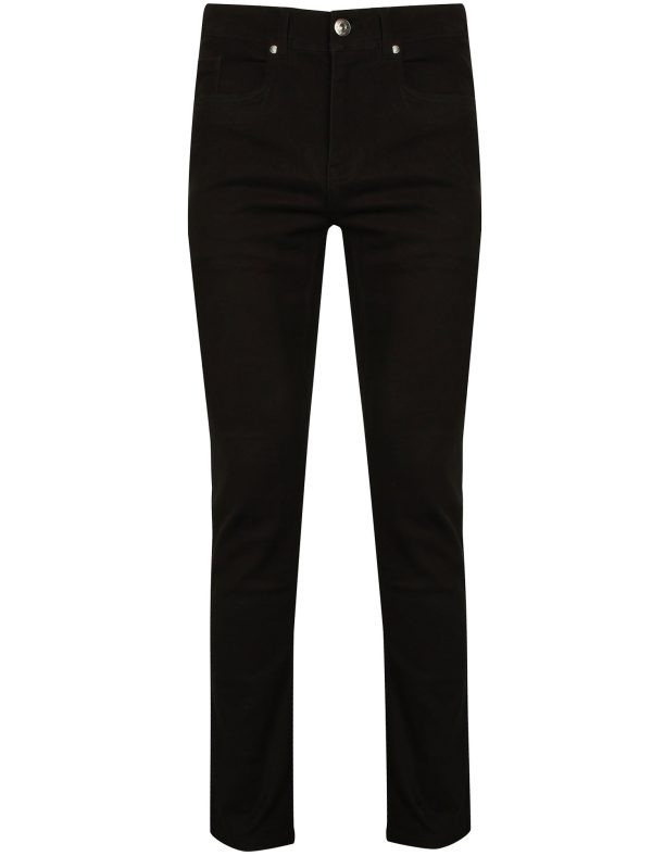 Jeans Silva Slim Fit Jeans in Black Denim / W28/L31 - Tokyo Laundry